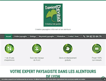 Tablet Screenshot of damien-devaux.com